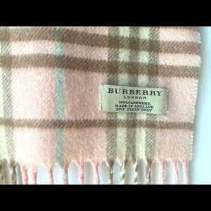 Burberry: The Classic Check Cashmere Scarf